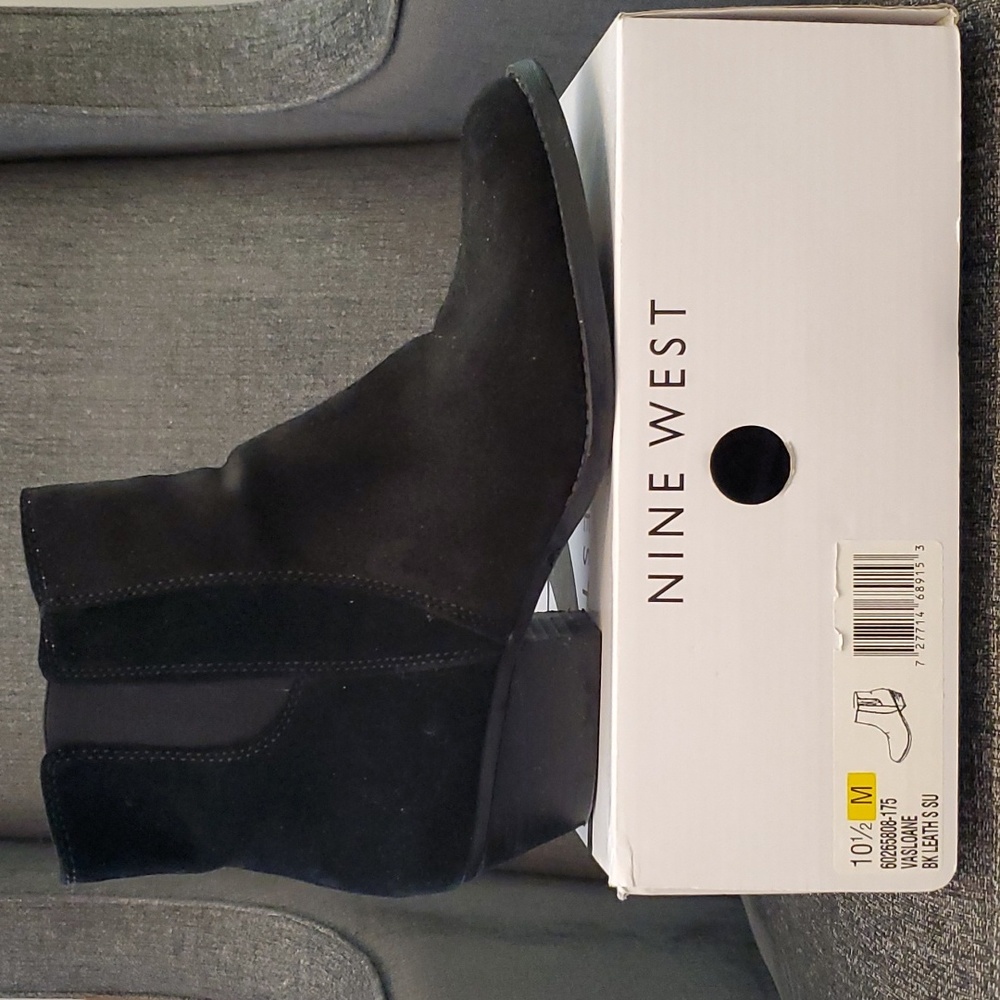 Suede booties